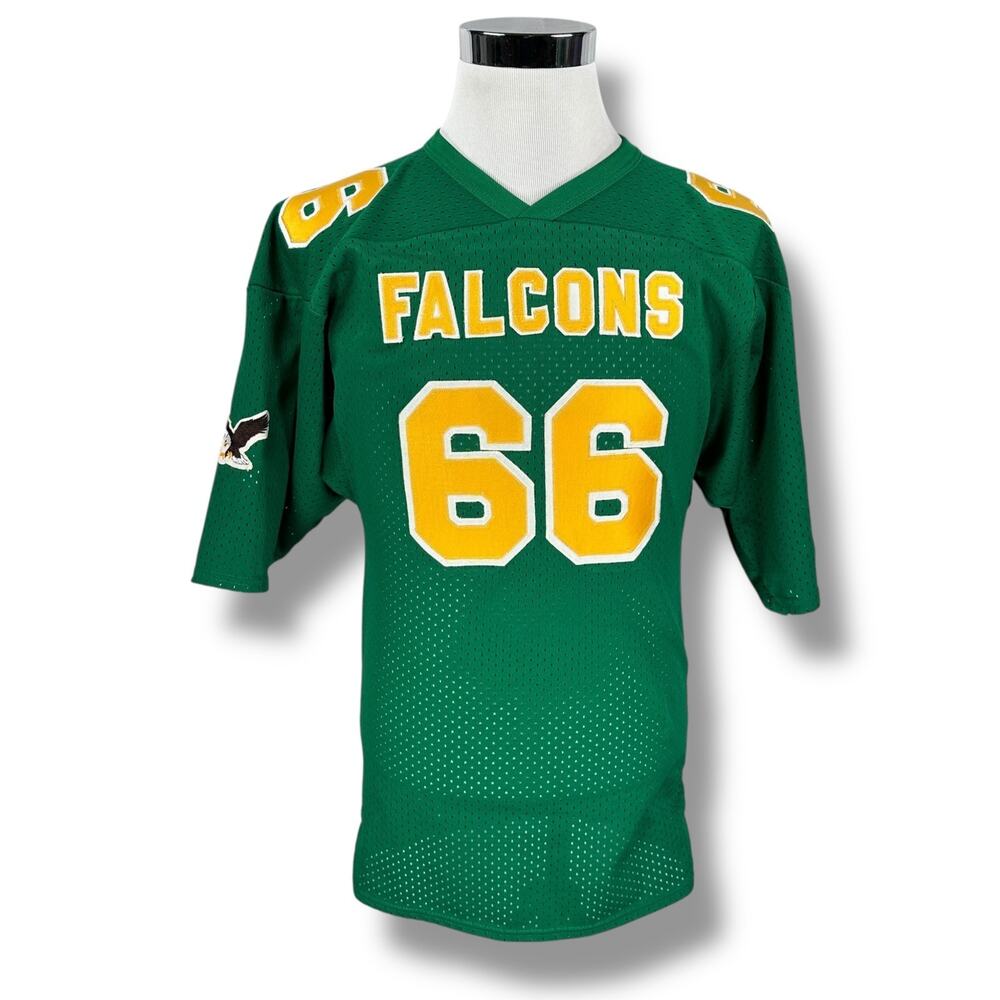 Vintage Sports Belle Falcons Harper #66 Football Jersey‎ Men’s Small Green 70s